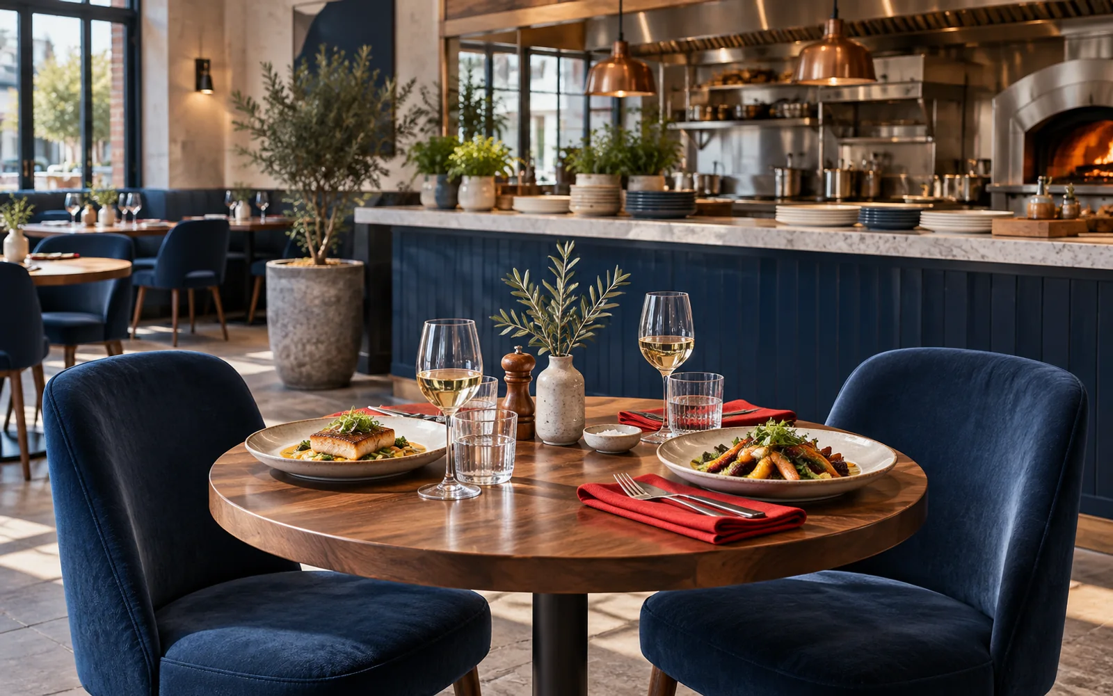 Escena ilustrativa de Restaurantes